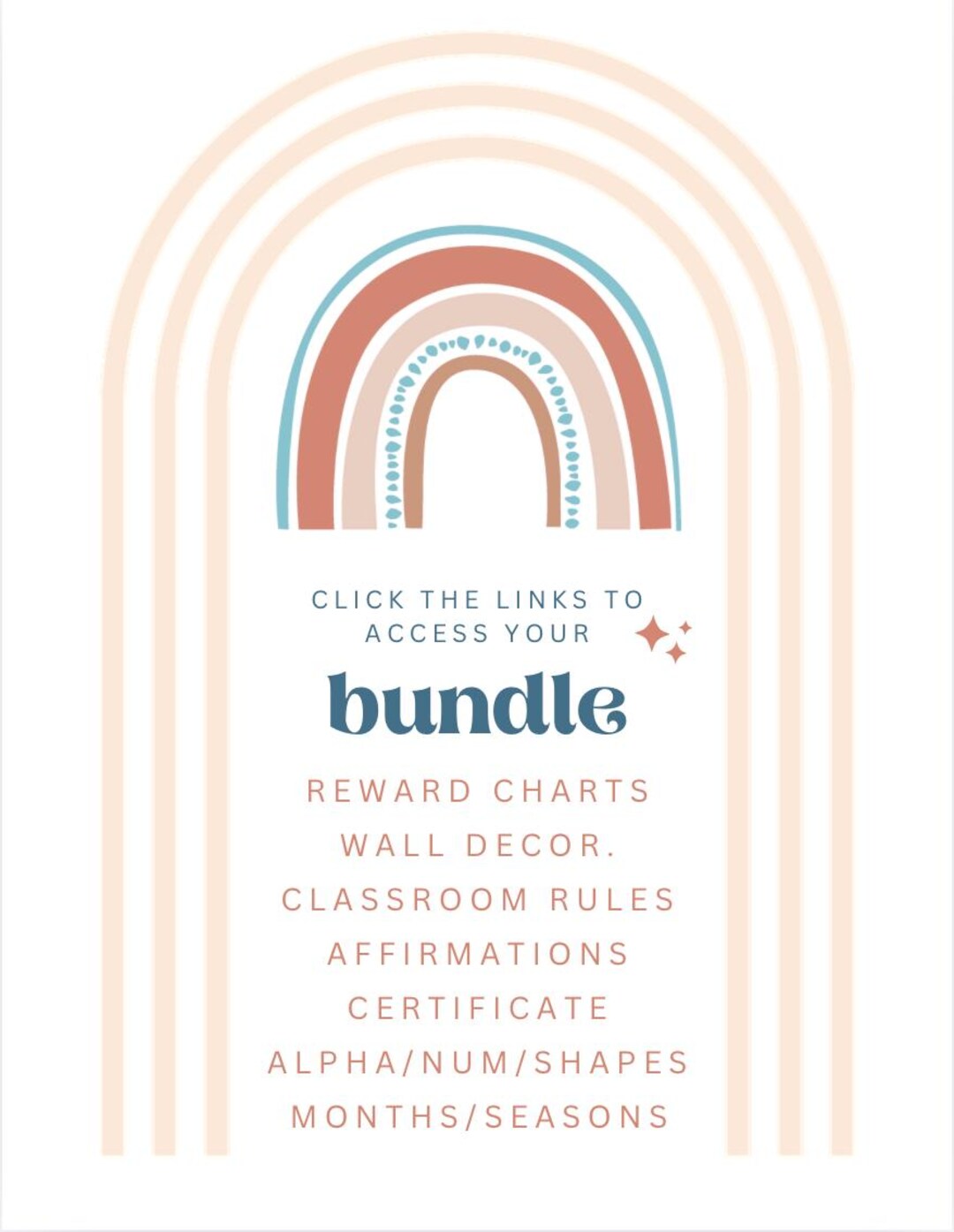 Boho Classroom Decor Bundle Editable in Canva | Neutral Preschool ...