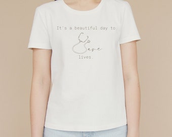 "It's A Beautiful Day To Save Lives" Grey's Anatomy Women's T-Shirt - Officially Licensed TV Show Tee