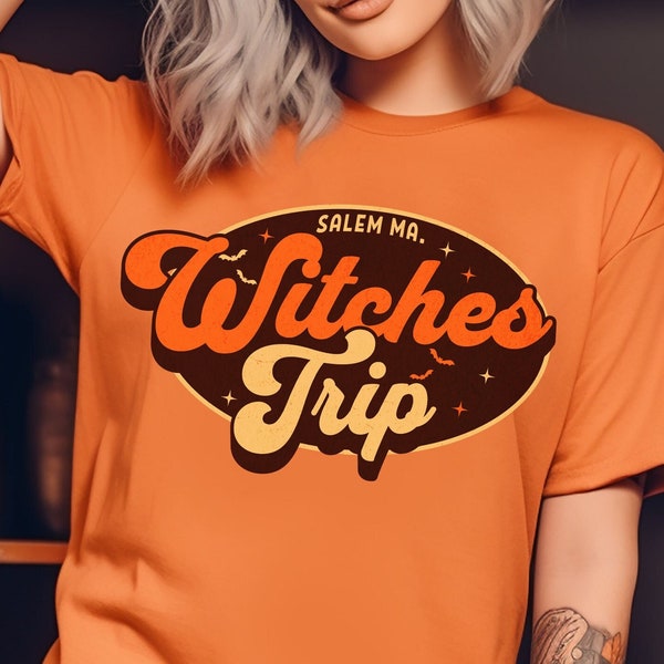 Witches Trip Shirt 1692, Salem Witch Trials Tee, Moon Goddess Halloween Party Top