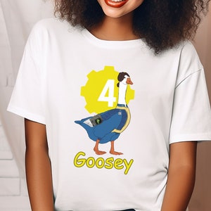Fallout Goosey Shirt, Fallout 4 Inspired Tee, New Vegas Graphic, Fallout Props T-shirt, Brotherhood Print