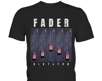 Fader Music Sound Machine DJ Tontechnik Mischpult Mixer Geschenk - Premium Shirt