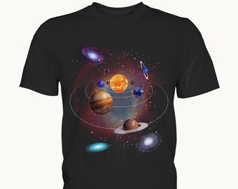 Planetas en el Sistema Solar camiseta | Astrónomo Espacial Universo Astronomía