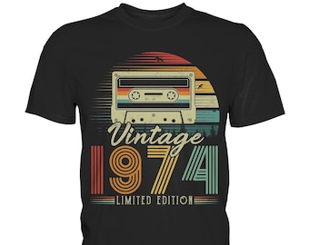 1974 Born Year 74 Men Women Birthday Gift - Premium Shirt