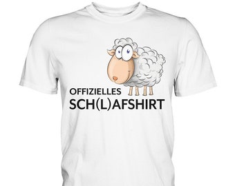 Offizielles Schlafshirt Schaf Pyjama Schäfchen Schlafanzug Nachthemd Premium T-Shirt