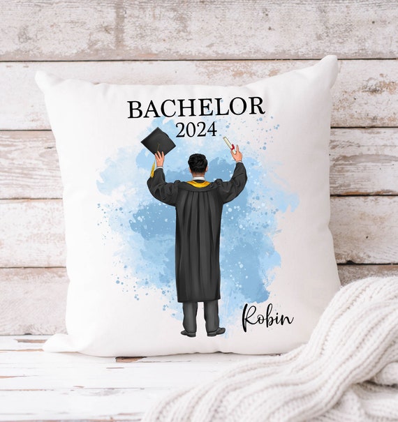 Bachelor Master Kissen 2024 Bachelor Abschluss Geschenk