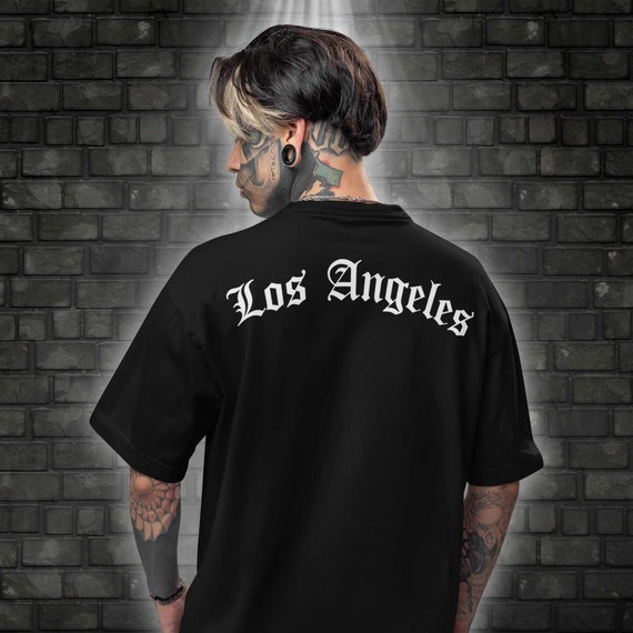 Women's Los Angeles Graphic T-Shirt - California Letter Print, Loose Casual Short Sleeve Top