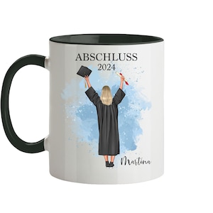 Bachelor Master Mug Bachelor Graduation Gift Personalized Name Graduate Doctor Women Ladies School Graduation Abitur Abi