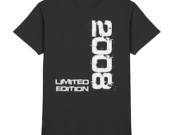 18. Geburtstag Herren Damen 18 Jahre 2008 geboren Geschenk T-Shirt
