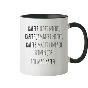 Coffee Doesn't Whine - Mug Two-Tone Funny - Work - Office - Boss - Gift