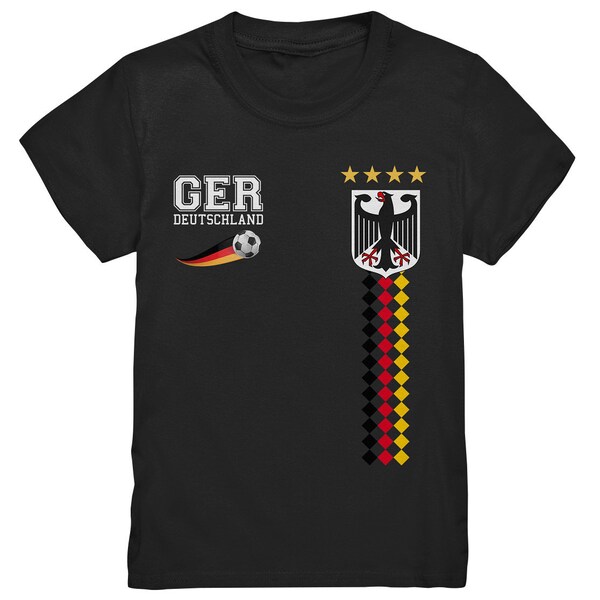 Deutschland 2024 EM Kinder-T-Shirt: Zeige Teamgeist bei der Europameisterschaft - Kids Premium Shirt