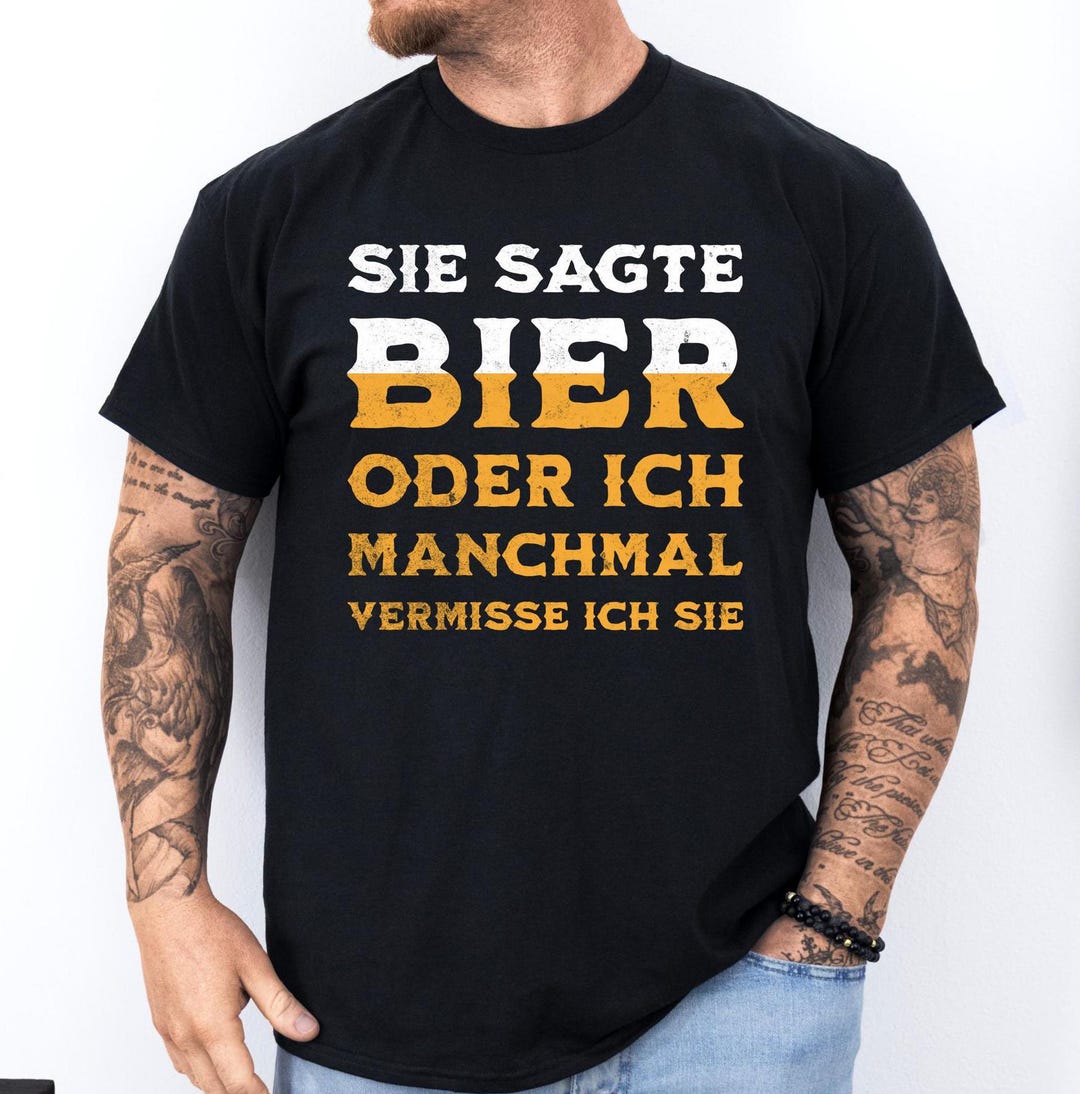 Bier T Shirt Mnner