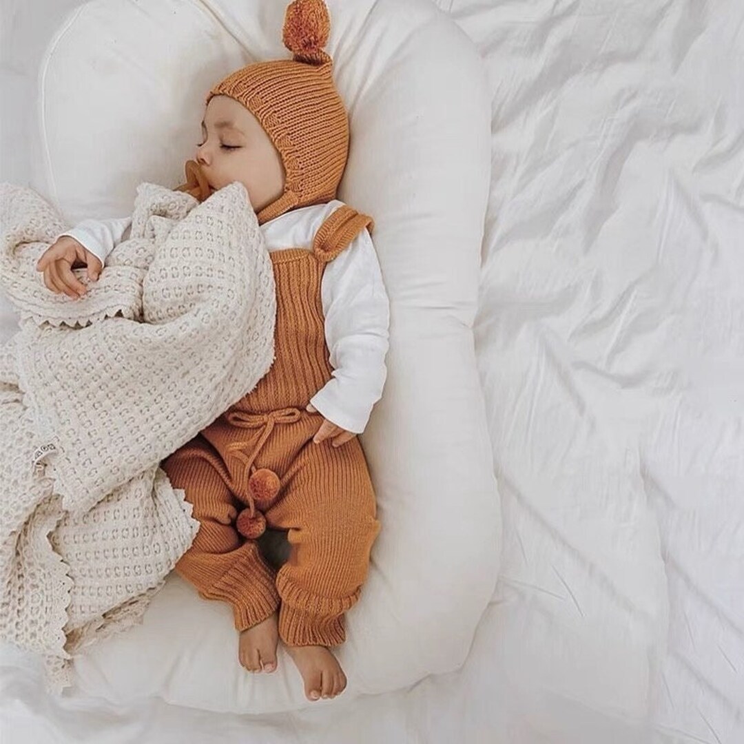 Unisex Baby Knitted Overalls - Etsy
