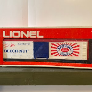 Lionel Beech Nut Tobacco Box Car 7703 in original box *