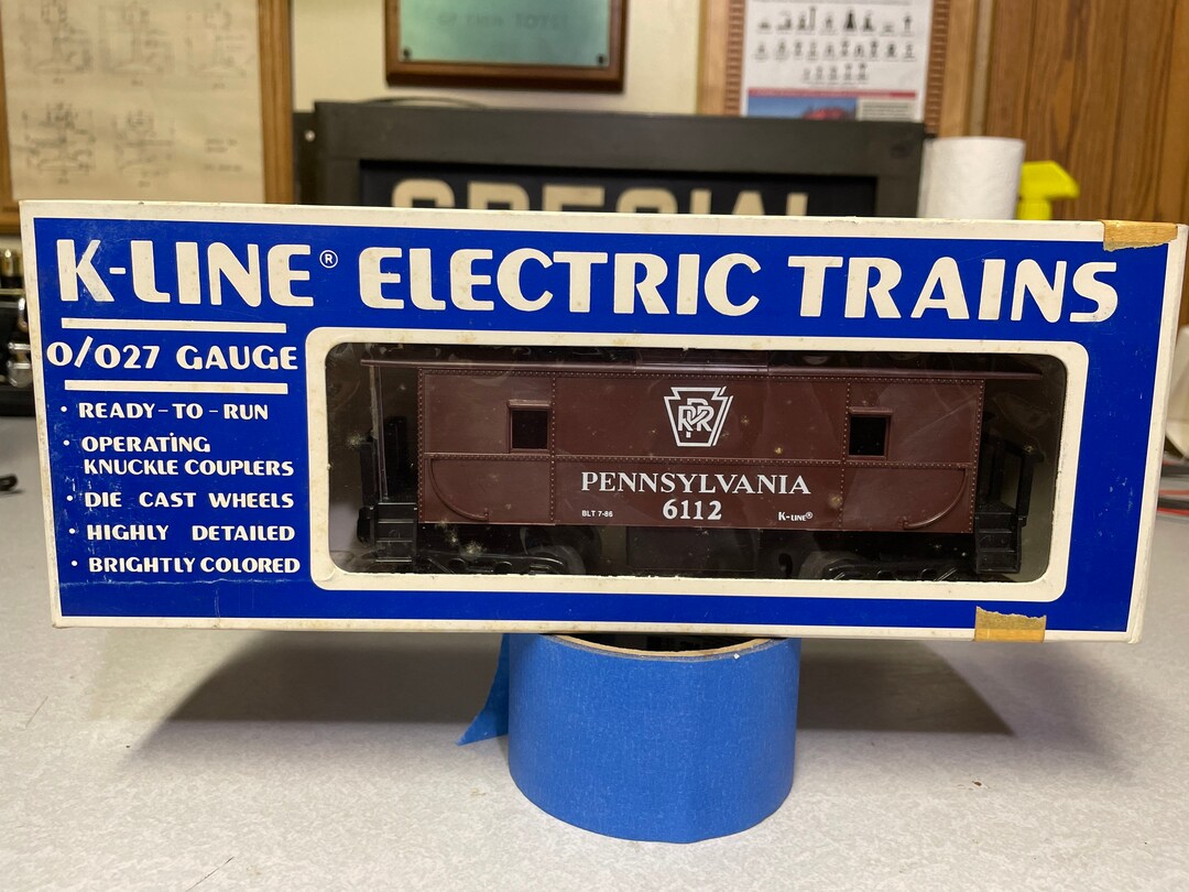 Pennsylvania Railroad Caboose Unlit Etsy