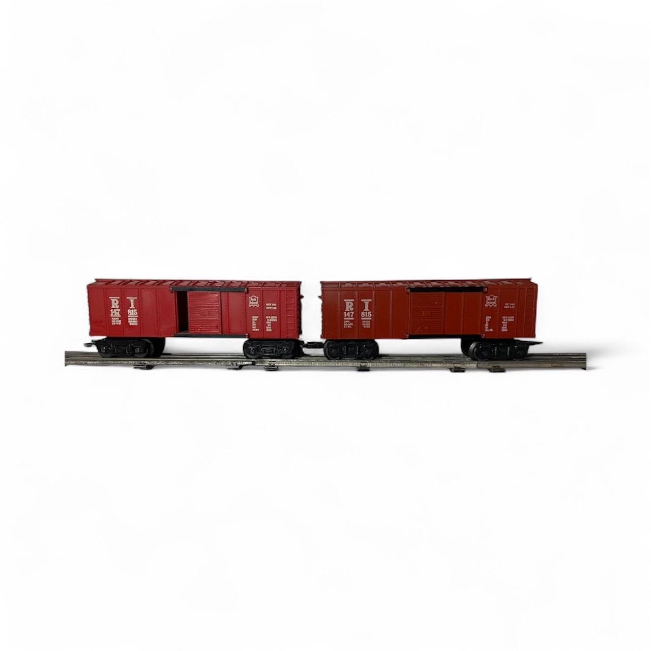 AMTRAK 60’ Mail Box Car 3 rails échelle O MTH
