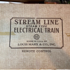 MARX Stream Line Steam Type Train Set 5942