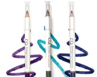 CQ EYELINER & APPLICATOR | Basic Pencil Makeup Smudger Blue Purple
