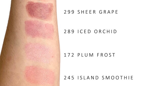 CQ SHEER LIPSTICK | Shimmer Makeup Berry Pink Purple - Etsy