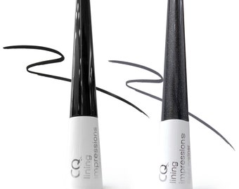 CQ LIQUID EYELINER | 22 Black 23 Glitter Charcoal Frost Makeup