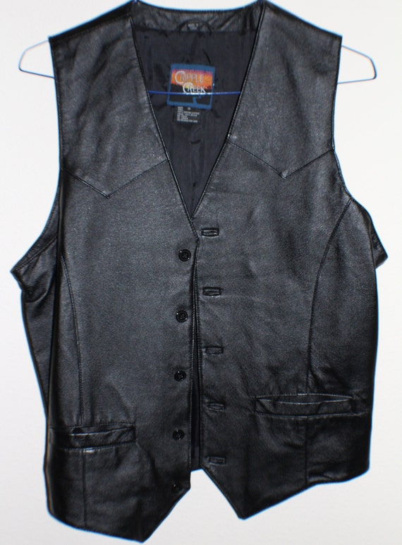 Men's Leather Vest