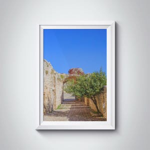 Fotografia scattata di sera della città di Monte Sant'Angelo in Puglia, Fotografia della Puglia, Fotografia di viaggio in Italia