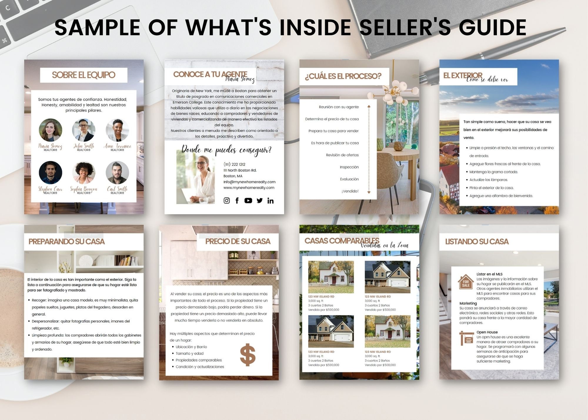 Seller Guide and Buyer Guide English and Spanish Real Estate Bundle ...