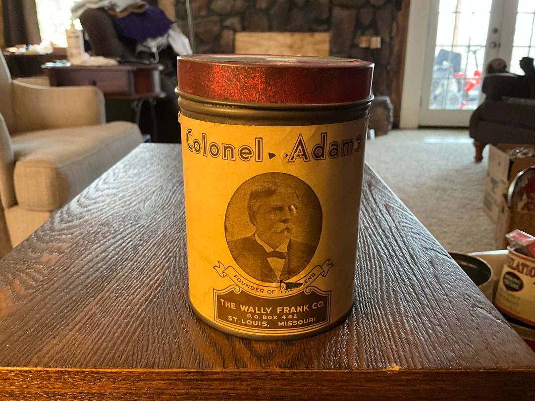 Vintage Colenol Adams Tobacco Tin Etsy