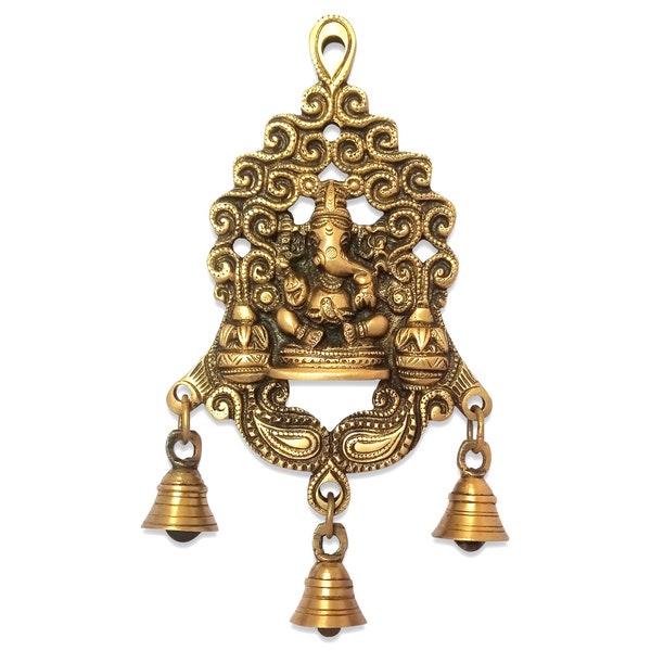 Brass Ganesha Wall Hanging