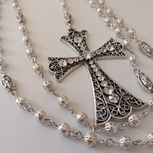 Vintage-Inspired Filigree Rosary