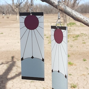 Demon Slayer Inspired Earrings (Kimetsu No Yaiba)