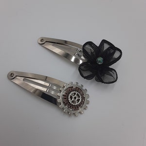 Small Steampunk Hairpins | Vintage Style