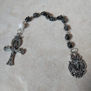 Deluxe Single Decade Ankh Rosary