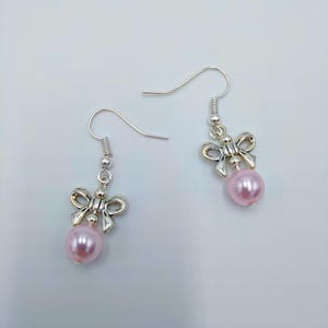 Festive Bow-Tie Earrings: Handmade Holiday Statement Jewelry for Christmas Gift-Giving