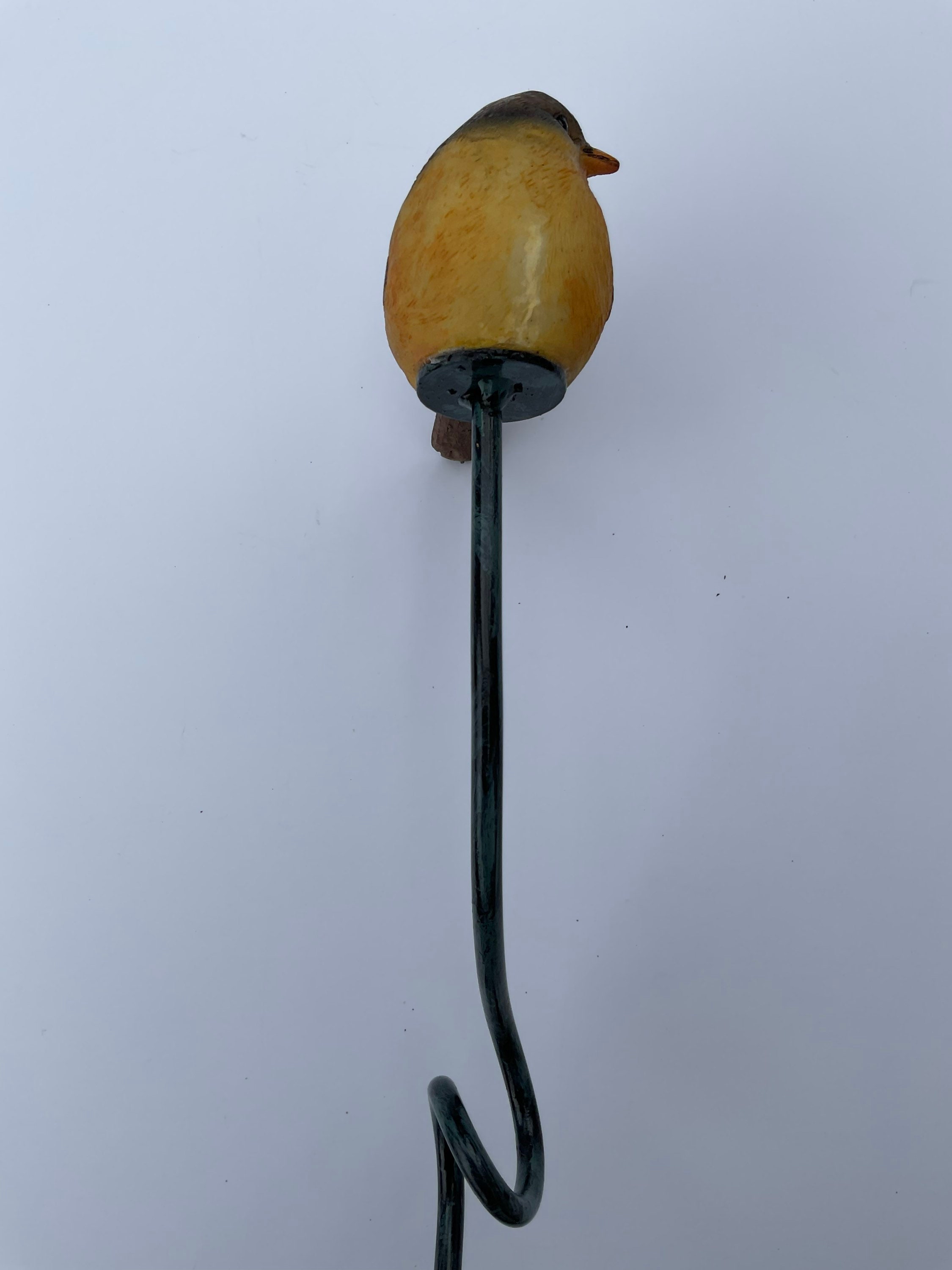 Wrought Iron Garden Stake With Hand Loop in Stake and a Etsy