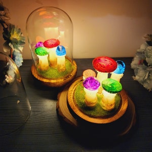 Unique Mushroom Lamp Fairy lamp Cute mushroom decor Handmade gift Mushroom Home Decor Housewarming Gift Christmas gift