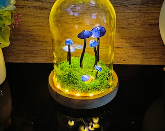 Hand-painted Mushroom Lamp Cute Mushroom Night Light Handmade Gifts Mushroom Night Light