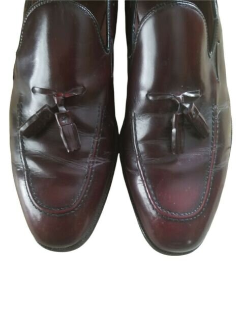 Vintage Hanover Burgundy Leather Tassel Loafers Mens Size 10 B/AA Dress Shoes Hanover | Shoes | Vintage Hanover Burgundy Leather Tassel  main image 2