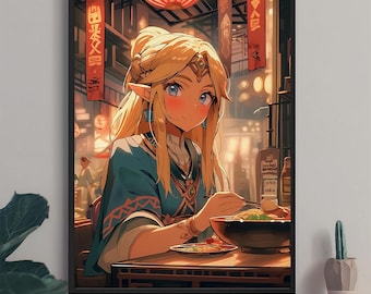 You Found Pizza All Hearts Restored Poster // Cute & Funny Gaming