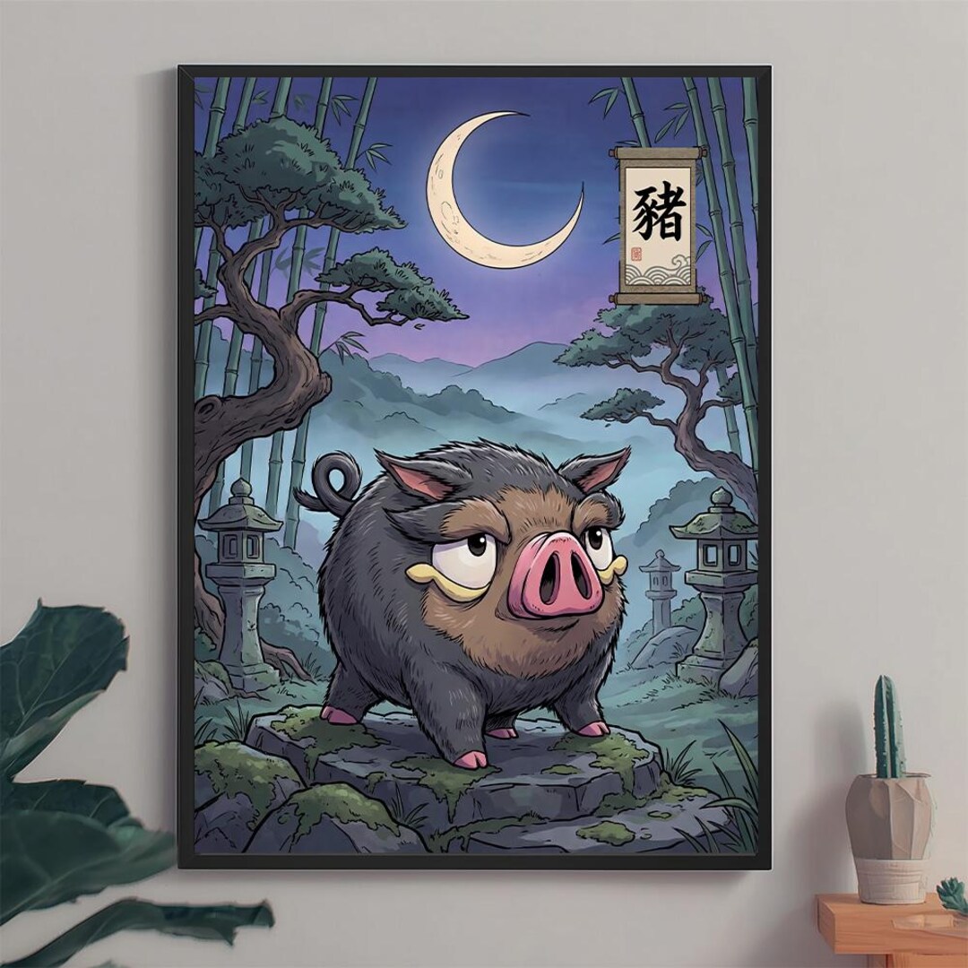 Lenchok Lechonk Fan Art Poster – Pokemon Inspired Wall Art Print Decor (digital ...