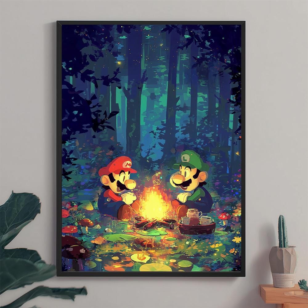 Mario 64 paintings - Etsy 日本