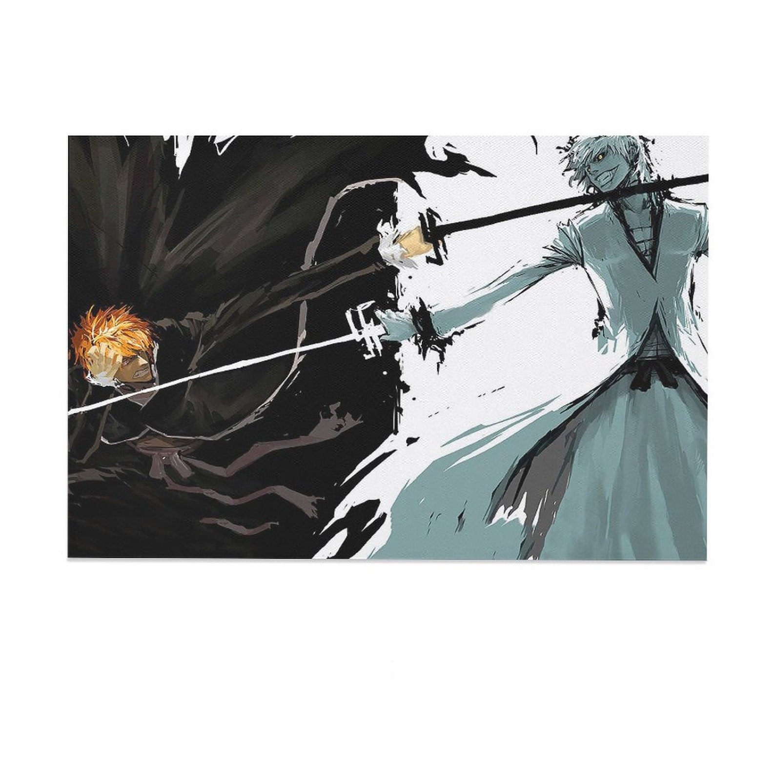 Bleach Poster Japan Anime Poster Bleach Canvas Print Canvas Etsy