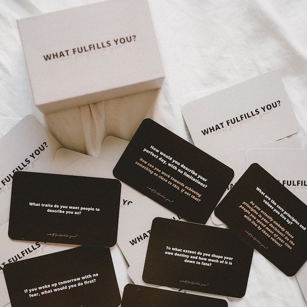 What Fulfills You? Card Game | Meaningful Conversations For Personal Growth