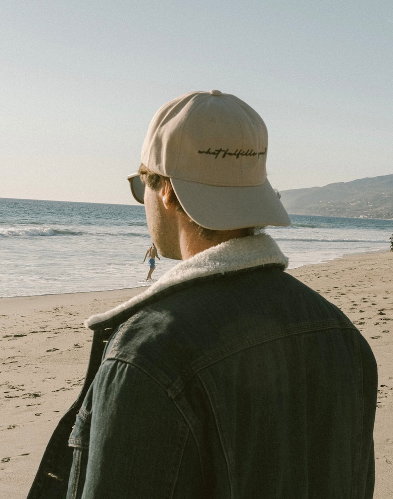 Minimal Chic Tan Baseball Hat What Fulfills You image 4