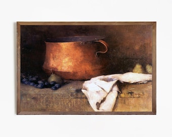 Farmhouse Kitchen Art Print | Antique Still Life Decor (Digital Download)