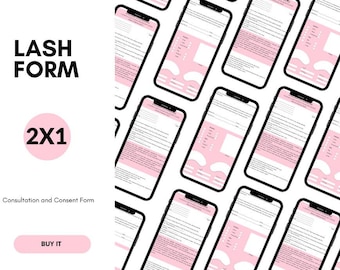 Eyelash extensions  Consultation and Consent Form | Lash Forms