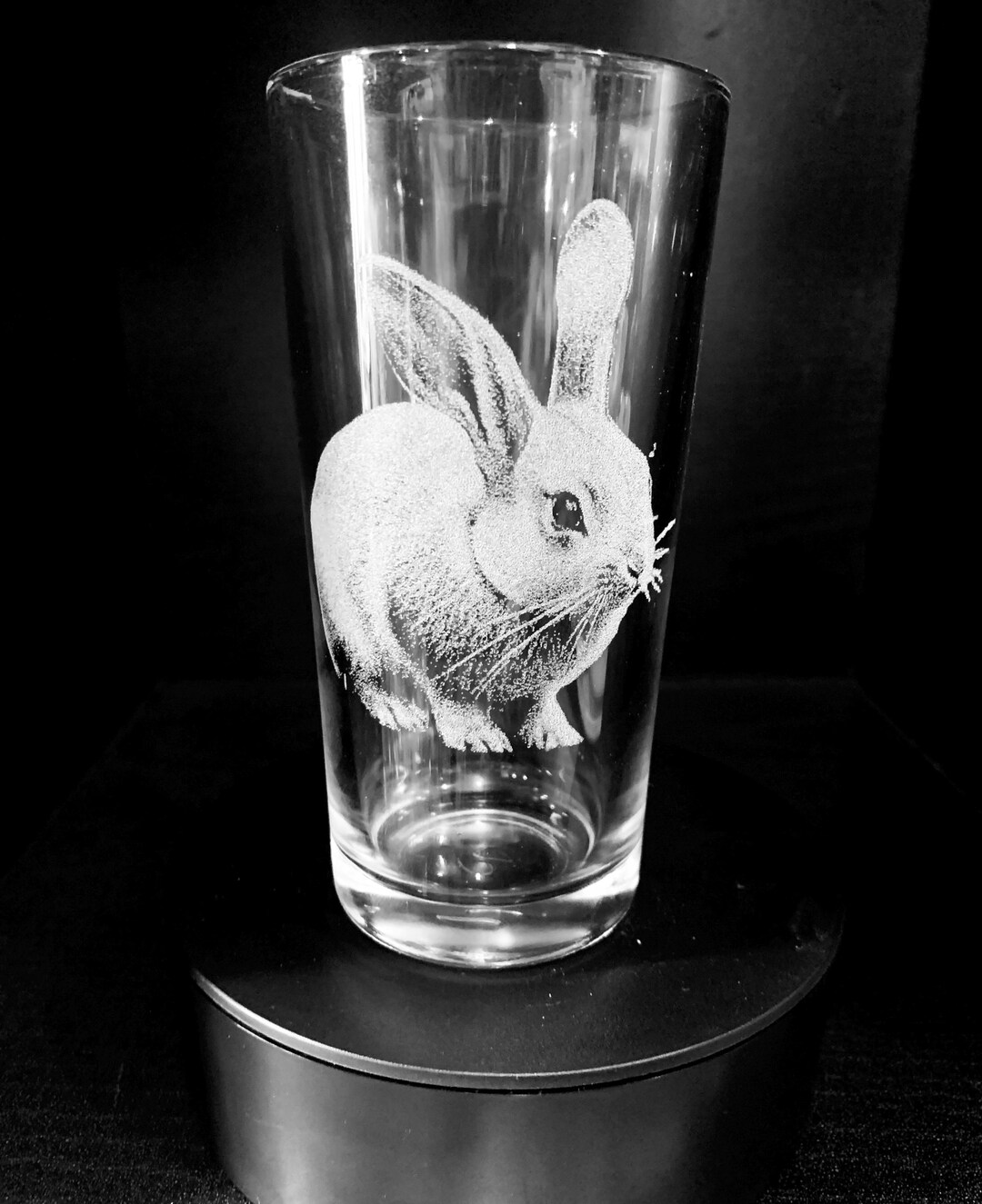 Rabbit Engraved RABBIT ENGRAVED Glass, Personalised, Etched, Gift, Wine, Whiskey, Gin ...
