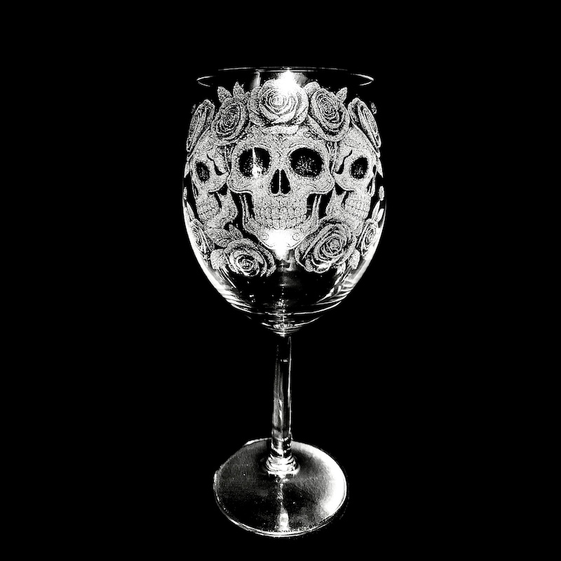 Customized Gin Personalized Skull Wine - Etsy UK