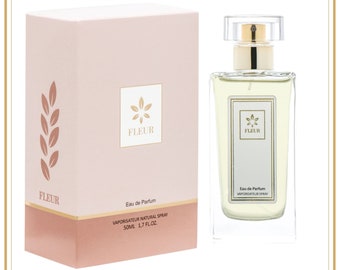 FLEUR No 401 inspired by Santal 33, Perfume-Dupes for Women and Men, Eau de Parfum Unisex Fragrance Spray 50 ml