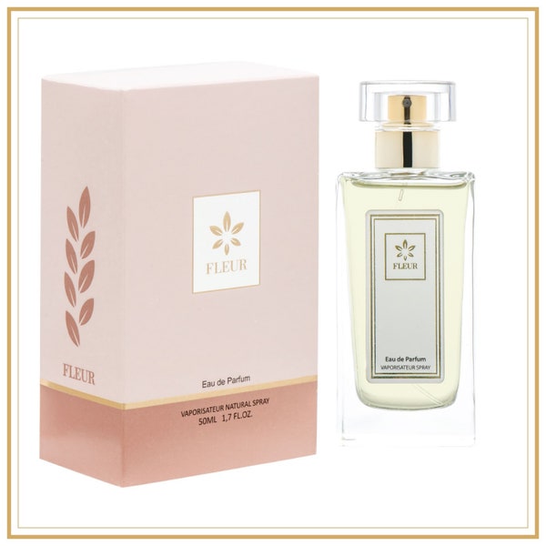 FLEUR No 401 inspired by Santal 33, Perfume-Dupes for Women and Men, Eau de Parfum Unisex Fragrance Spray 50 ml