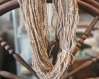Baby camel down and Rambouillet sheep spun yarn